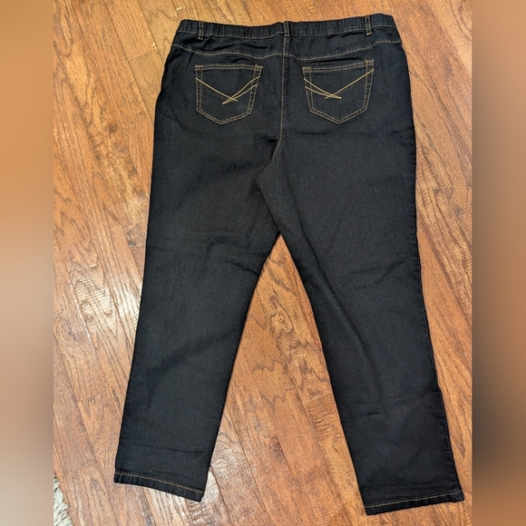 Pennington pull on lightweight dark blue jegging jeans Size 1x NWOT - Picture 3 of 6